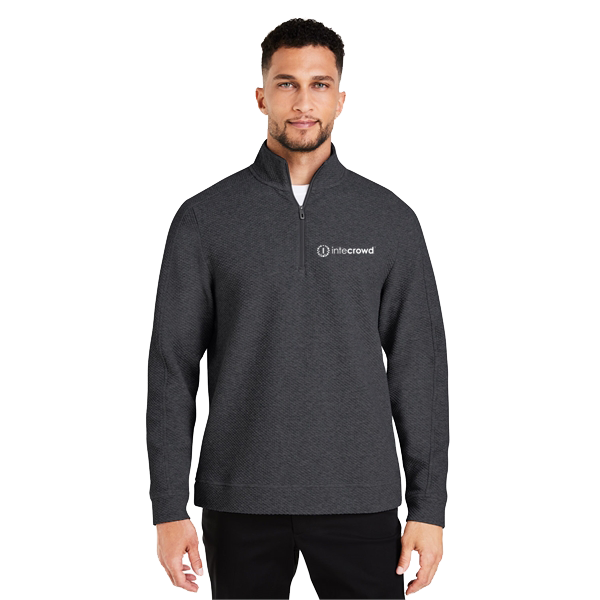 Spirit Textured Quarter-Zip - Men's (White Logo)