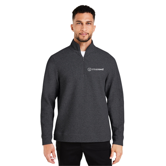 Spirit Textured Quarter-Zip - Men's (White Logo)