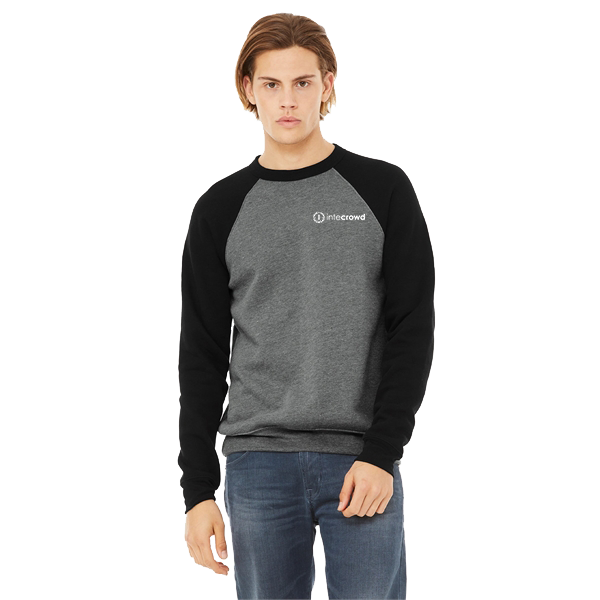 Unisex Sponge Fleece Crewneck Sweatshirt (White Logo)