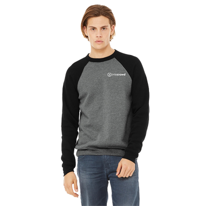 Unisex Sponge Fleece Crewneck Sweatshirt (White Logo)