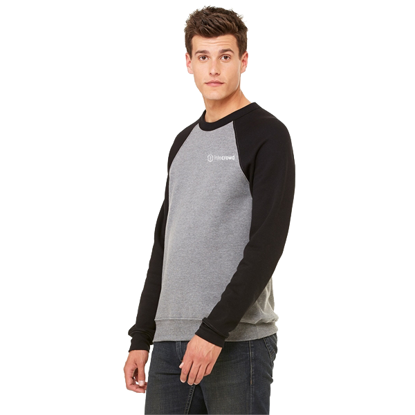 Unisex Sponge Fleece Crewneck Sweatshirt (White Logo)
