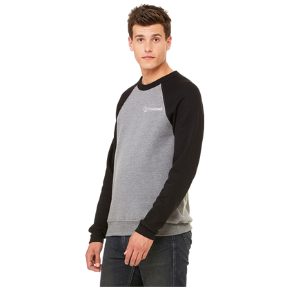 Unisex Sponge Fleece Crewneck Sweatshirt (White Logo)