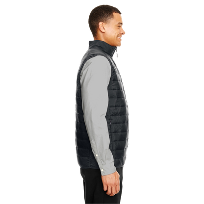 Prevail Packable Puffer Vest - Men's (White Logo)