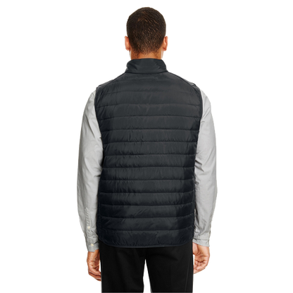 Prevail Packable Puffer Vest - Men's (White Logo)