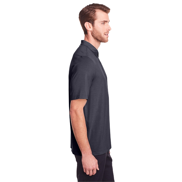 JAQ Snap-Up Stretch Performance Polo - Men's (White Logo)