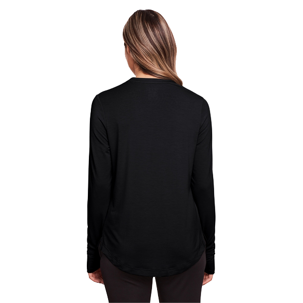 JAQ Snap-Up Stretch Performance Pullover - Ladies' (White Logo)