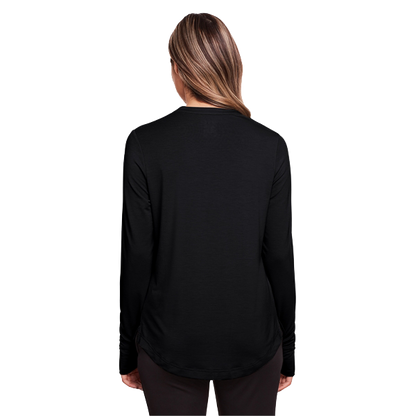 JAQ Snap-Up Stretch Performance Pullover - Ladies' (White Logo)